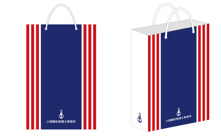 小関勝紀税理士事務所様　紙袋